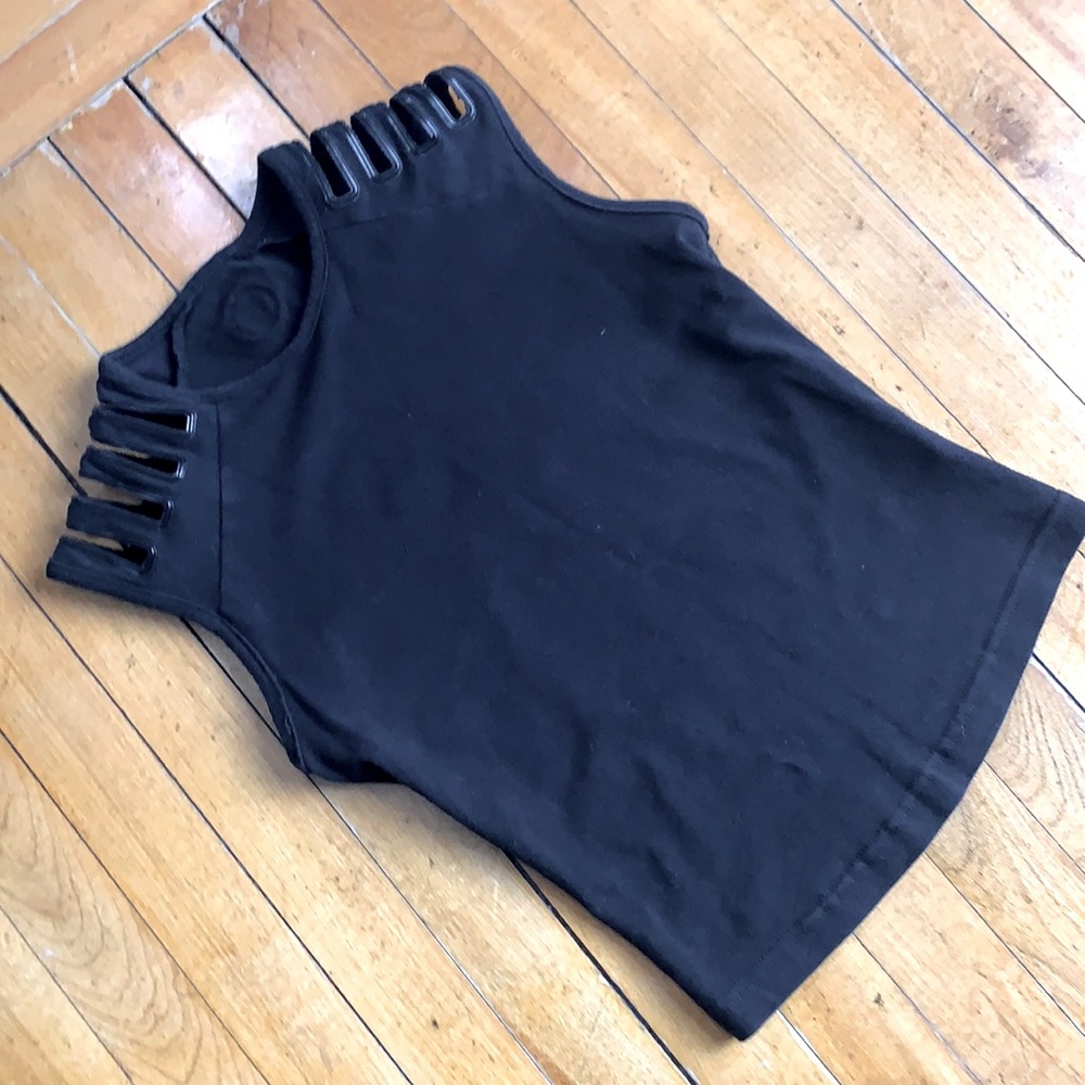 Cyberdog XS 💚 tank with shoulder cutouts, cybergoth, summer, y2k, festival top